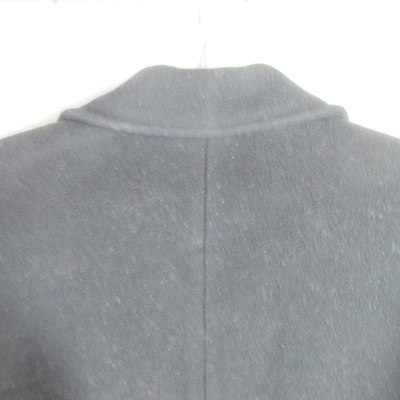 Herman Kay Double Breasted Wool Peacoat Size S Black Notched Collar - Picture 5 of 10